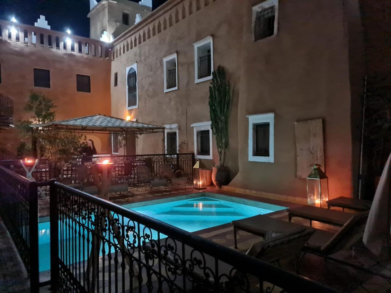 Kasbah La Cigogne Bed & Breakfast Ait Ben Haddou Bagian luar foto